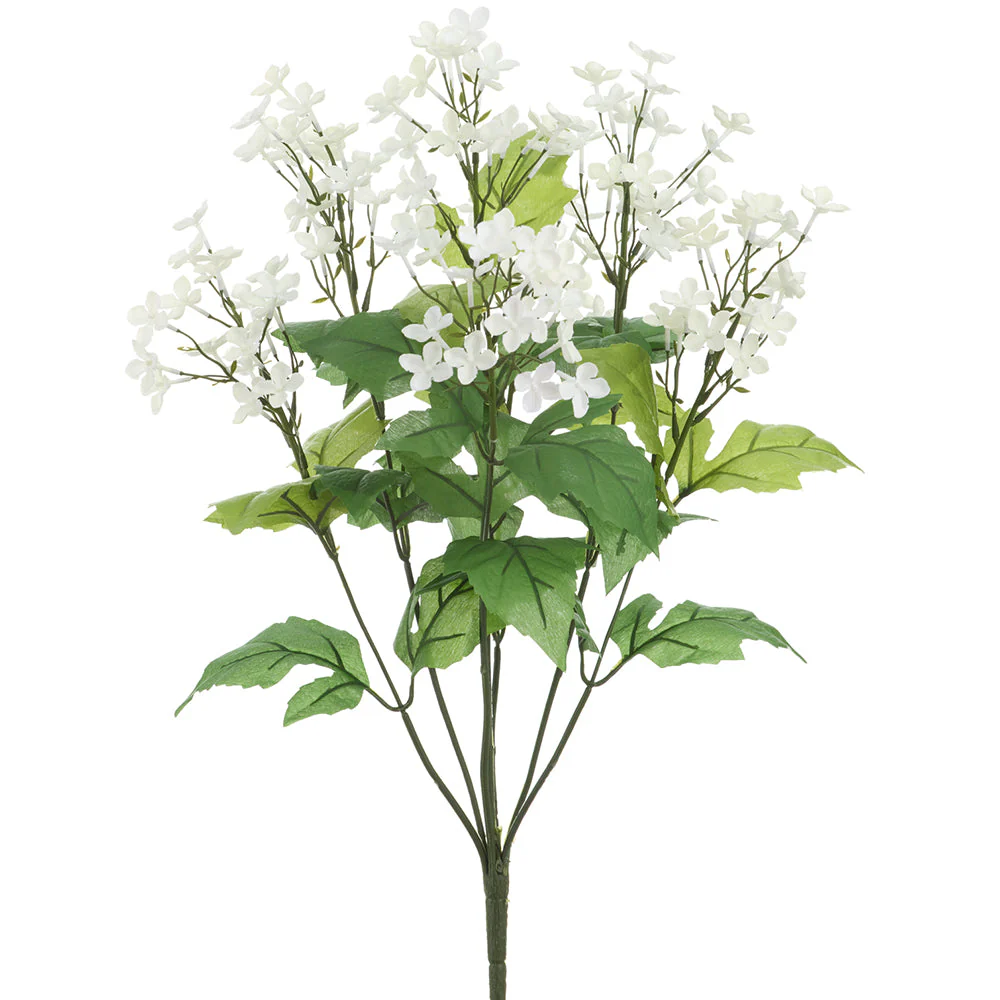 23" Wild Gypsophila Baby's Breath Silk Flower Bush -White (Pack of 12)