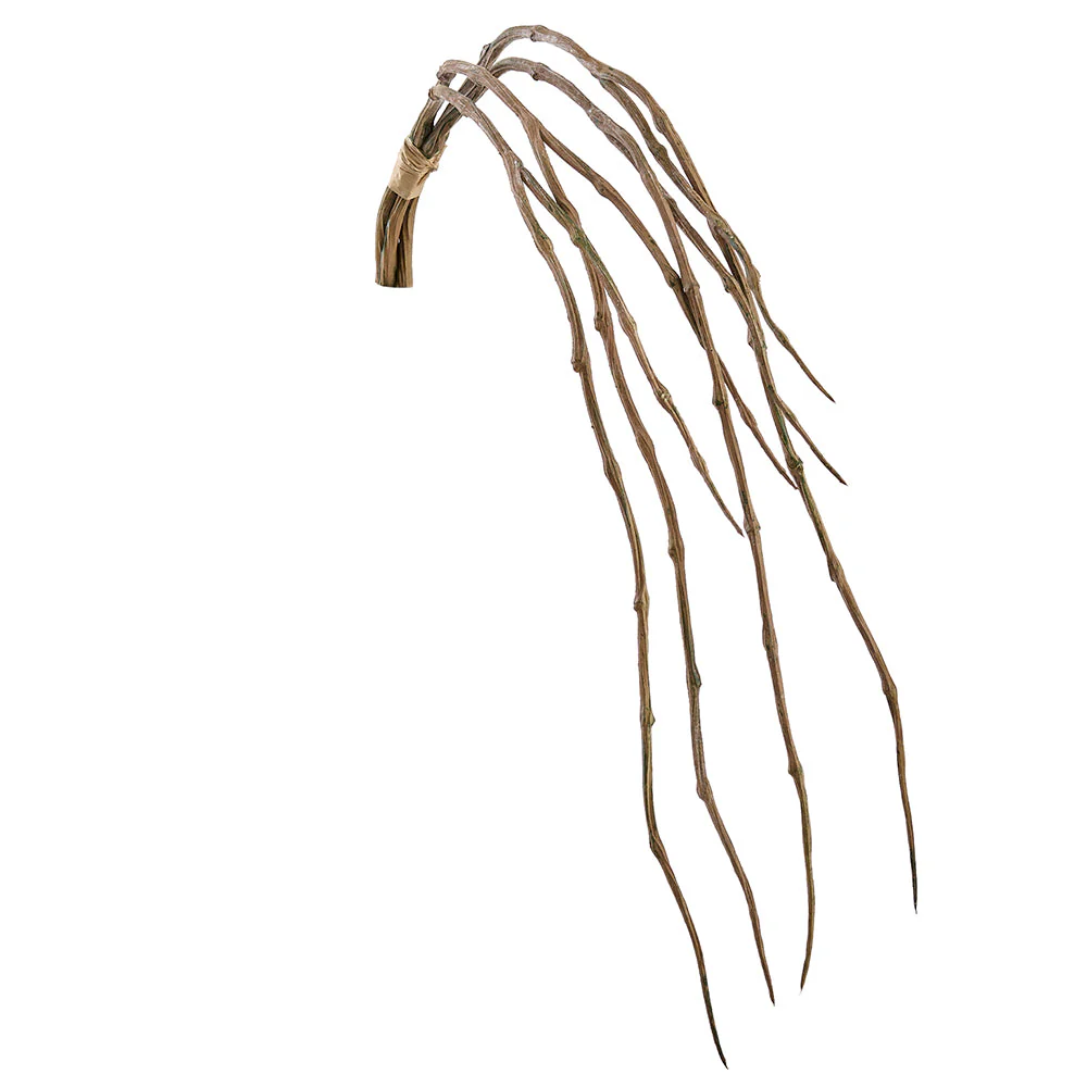 24.5" Hanging Root Artificial Stem Bundle -Brown/Green (Pack of 24)