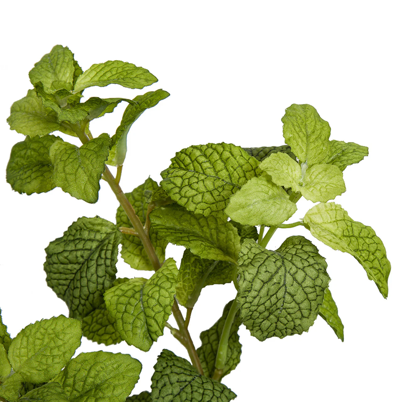 24" Artificial Mint Herb Stem -2 Tone Green (Pack of 12) - Image 2
