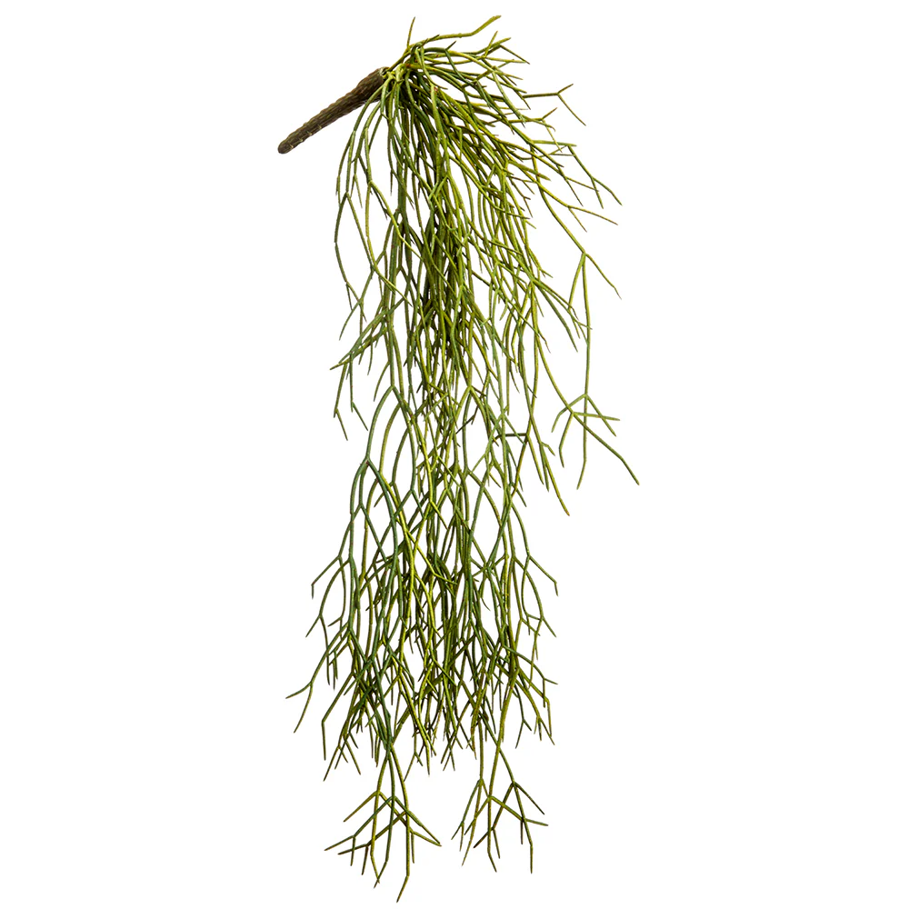 24" Hanging Artificial Pencil Cactus Plant -Green (Pack of 12)
