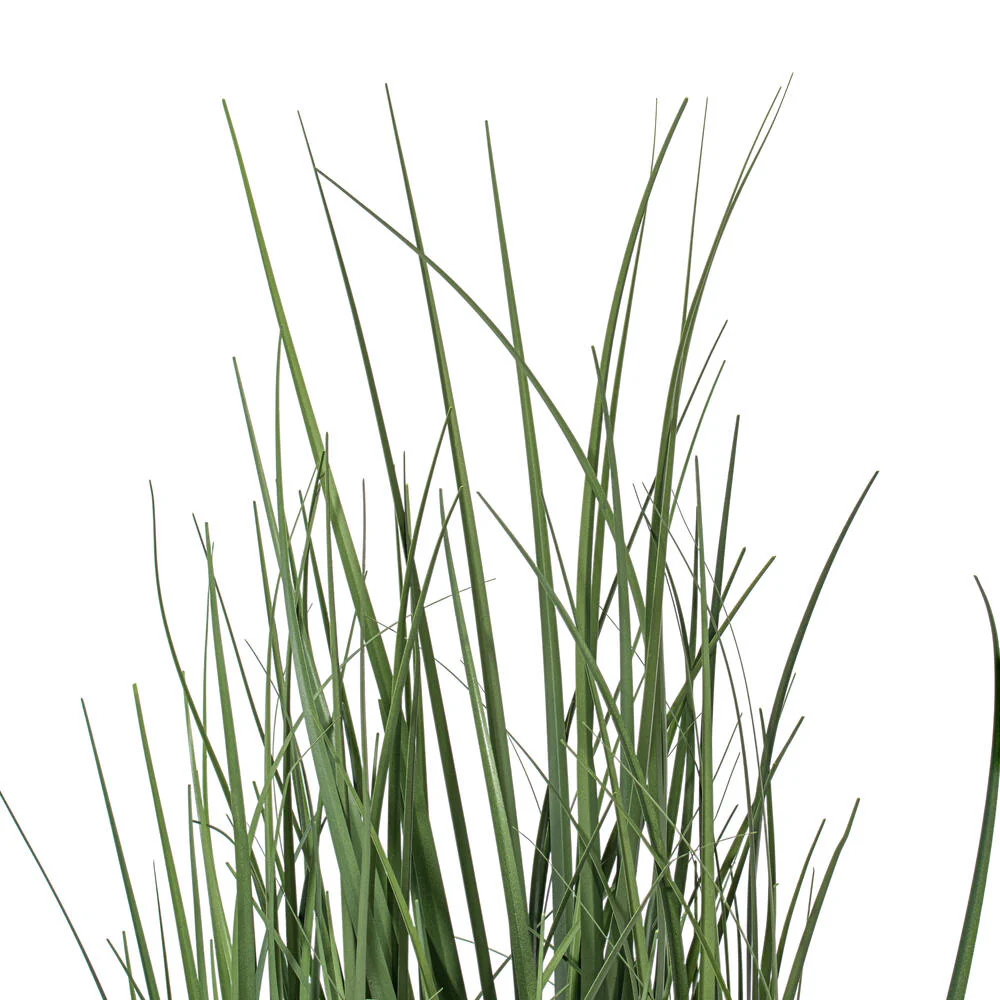 24" IFR PVC Ryegrass Artificial Plant w/Pot -Green - Image 2