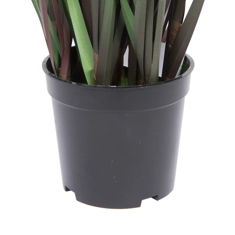 24" IFR PVC Seeded Eucalyptus Grass Artificial Plant w/Pot -Green - Image 3