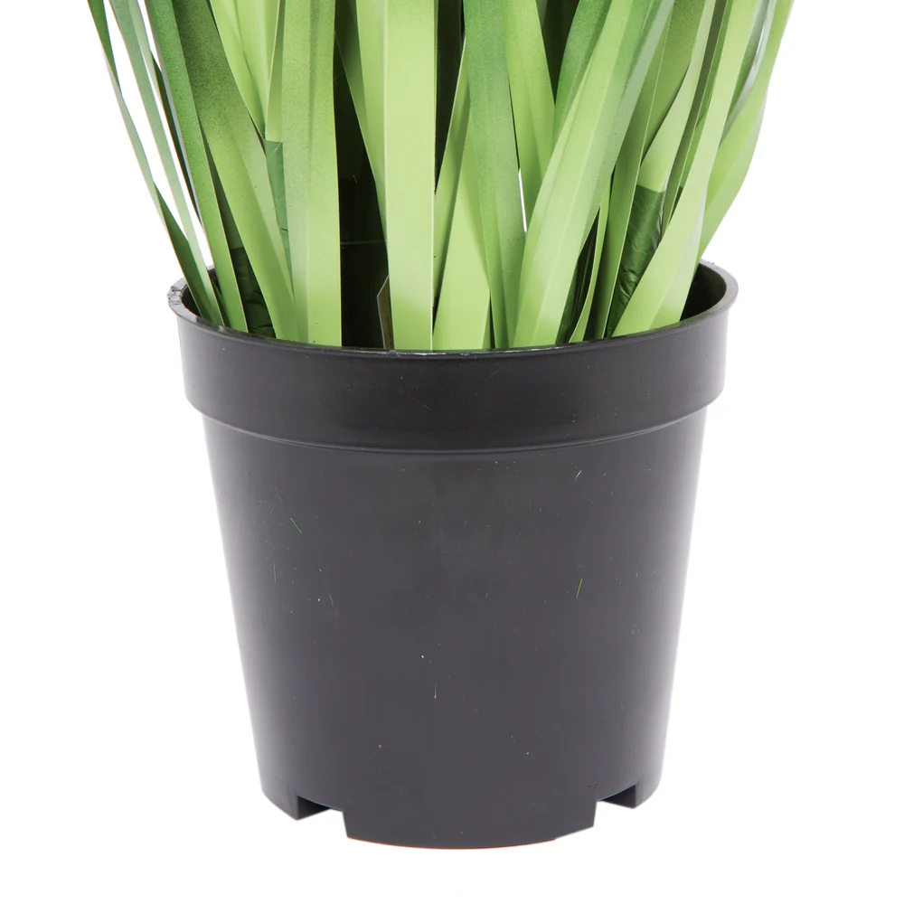 24" IFR PVC Sheep's Grass Artificial Plant w/Pot -Green - Image 4