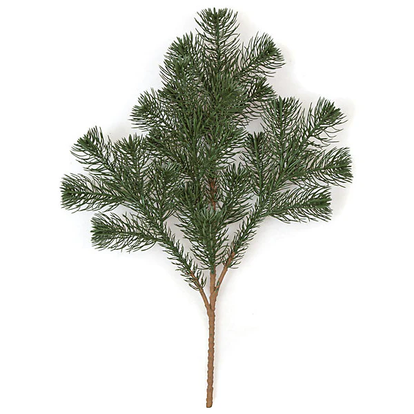 24" Outdoor UV-Proof Artificial Pine Stem -Green (Pack of 12)