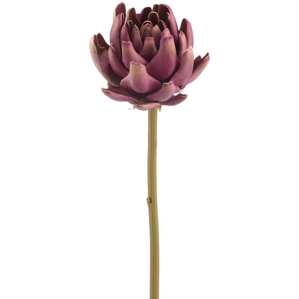 24" Protea Artificial Flower Stem -Purple (Pack of 8)