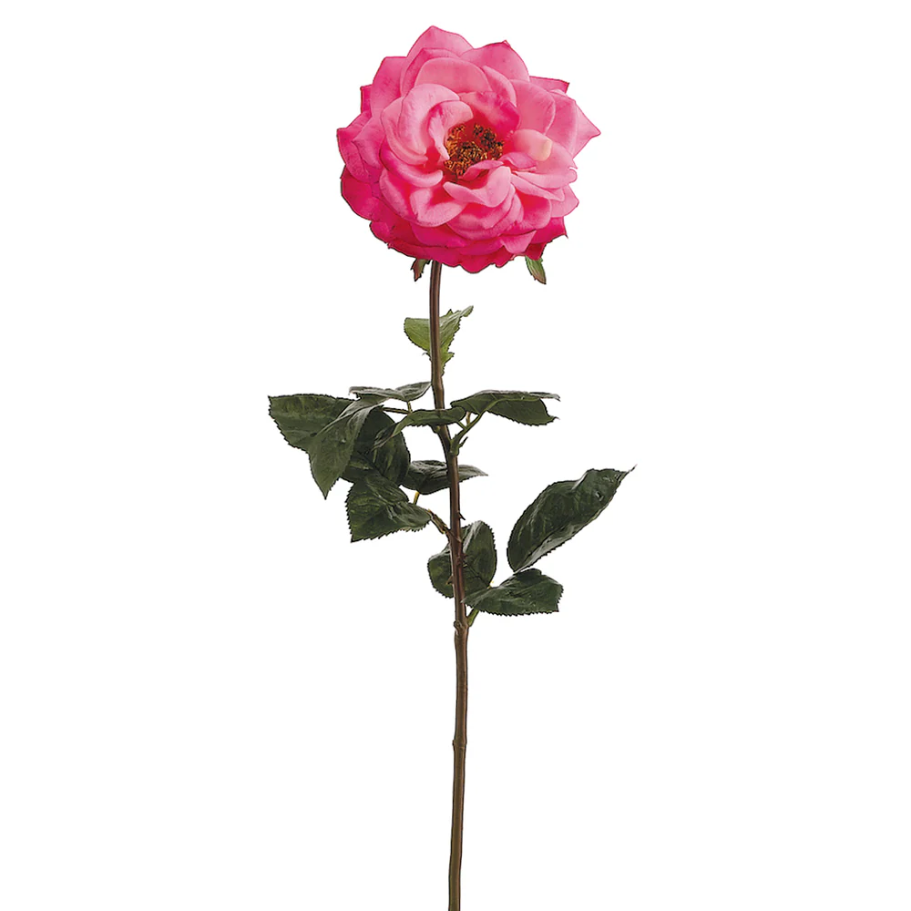25.5" Real Touch Orlane Rose Silk Flower Stem -Beauty (Pack of 12)