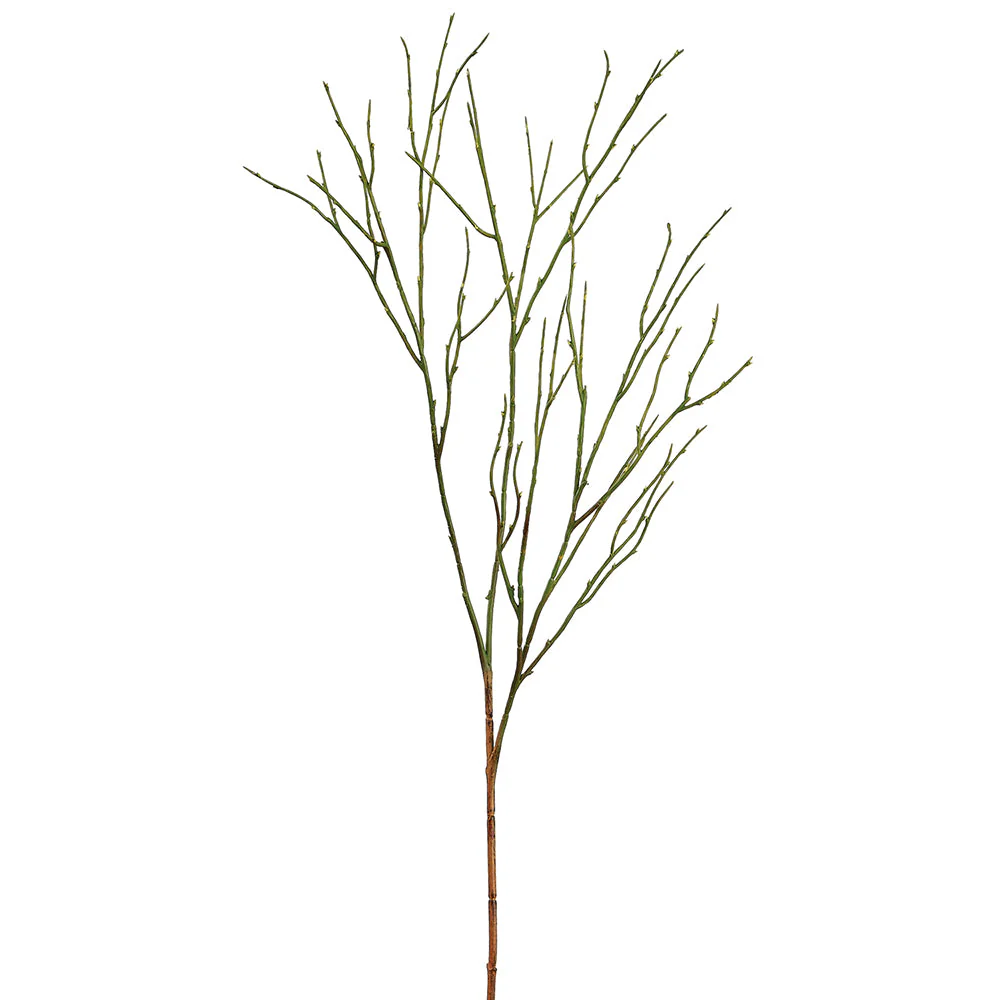25.5" Twig Artificial Stem -Green (Pack of 12)