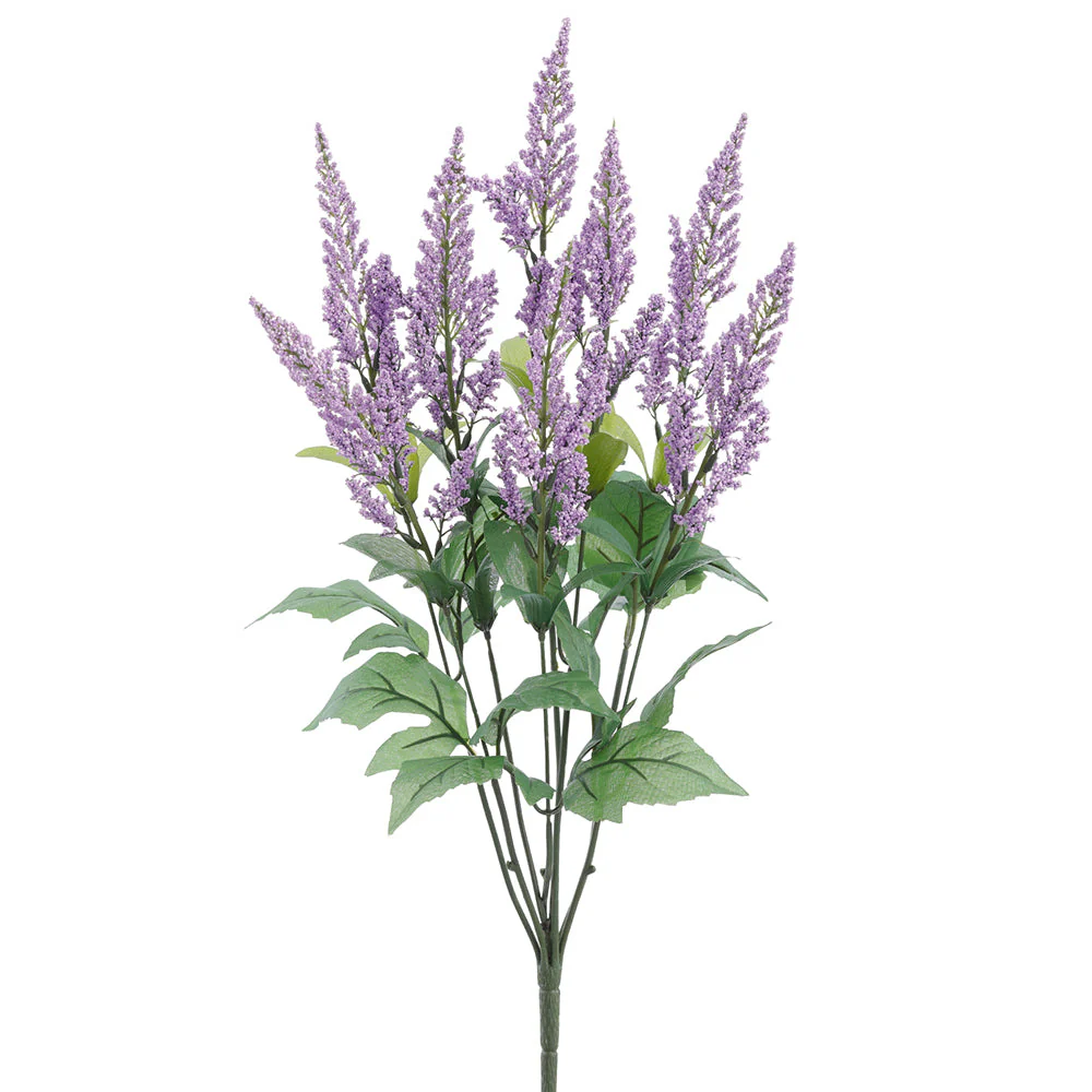 25" Astilbe Silk Flower Bush -Purple (Pack of 12)