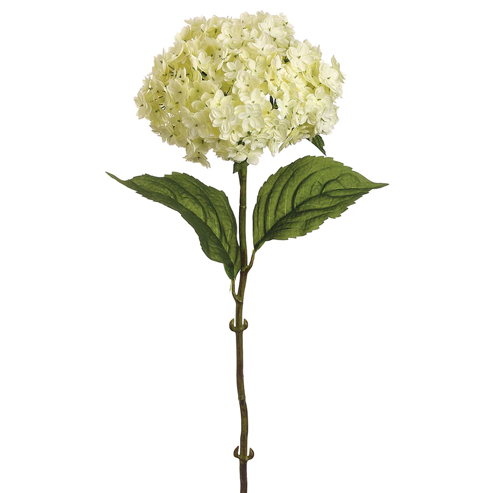 25" Silk Hydrangea Flower Spray -Cream (Pack of 12)