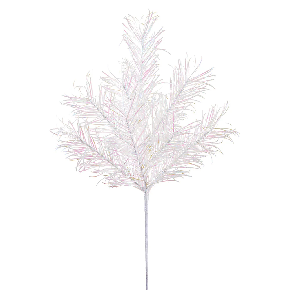 25" Tinsel Artificial Stem -Iridescent (Pack of 24)