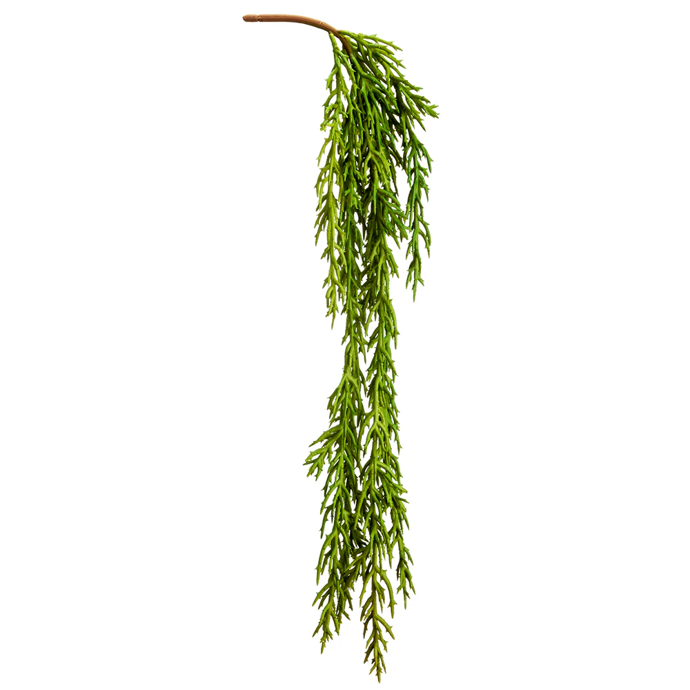 26.5" Real Touch Hanging Succulent Artificial Stem -Green (Pack of 6)