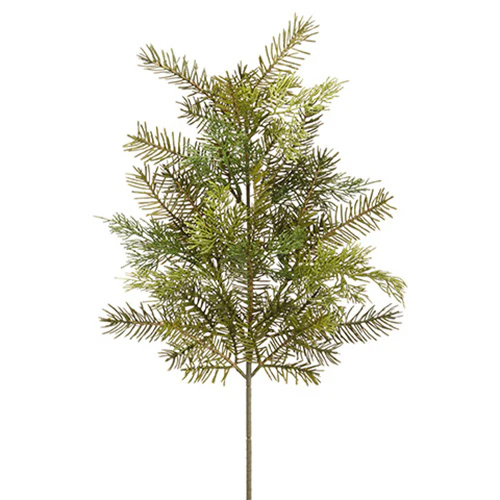 26" Cedar & Pine Artificial Stem -2 Tone Green (Pack of 12)