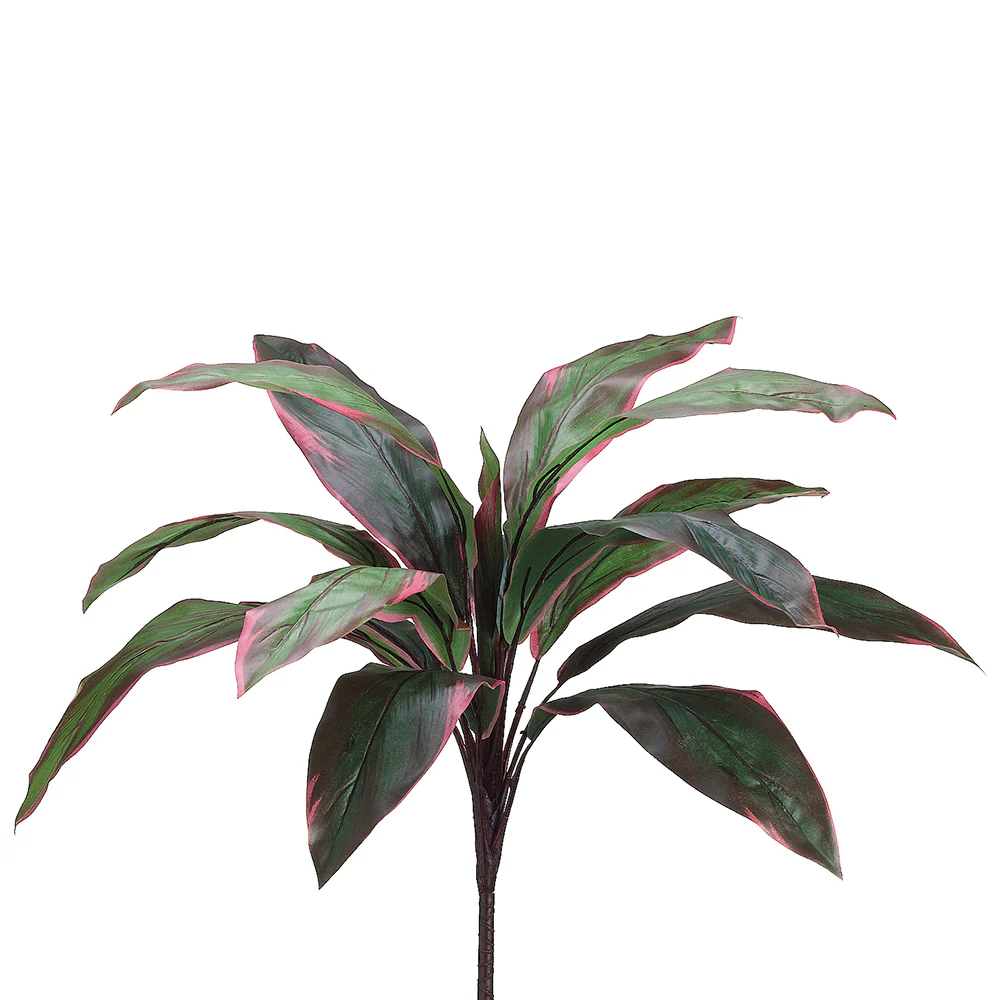 26" Cordyline Silk Plant -Green/Red (Pack of 12)