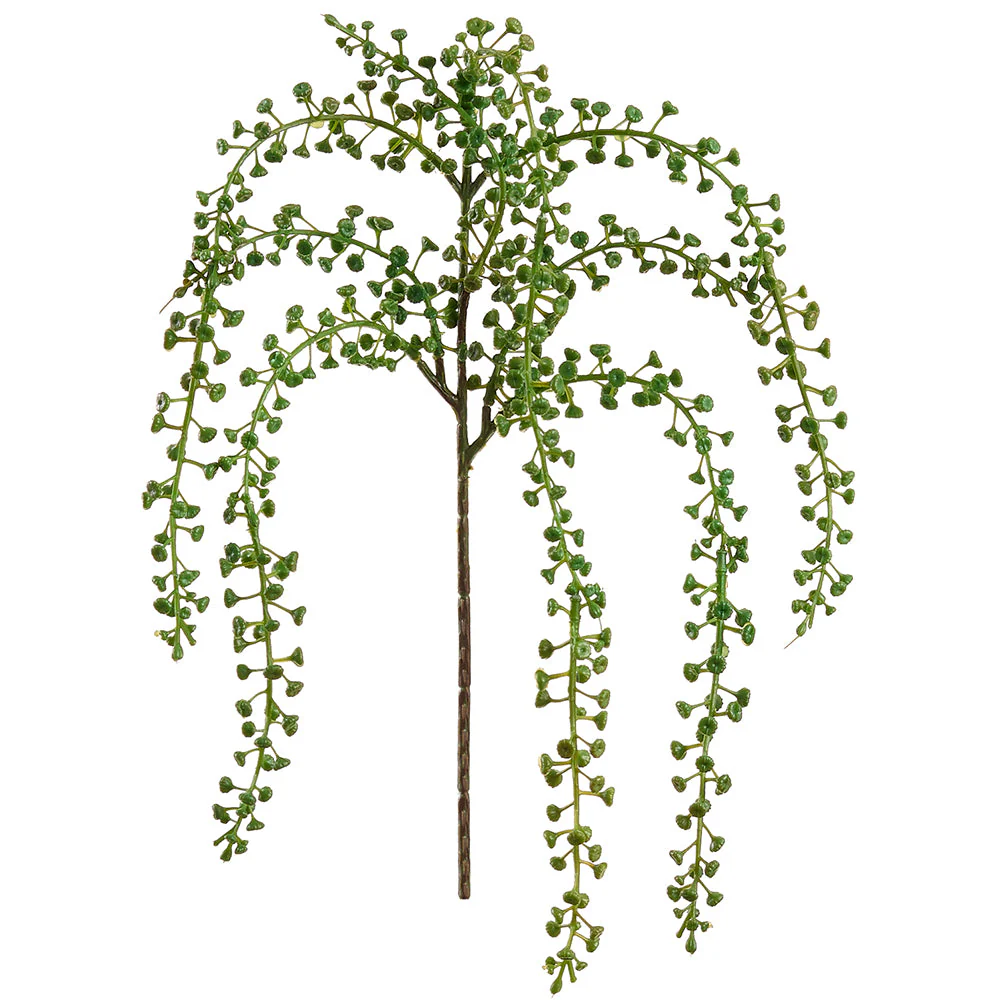 26" Hanging Sedum Artificial Flower Stem -Green (Pack of 24)