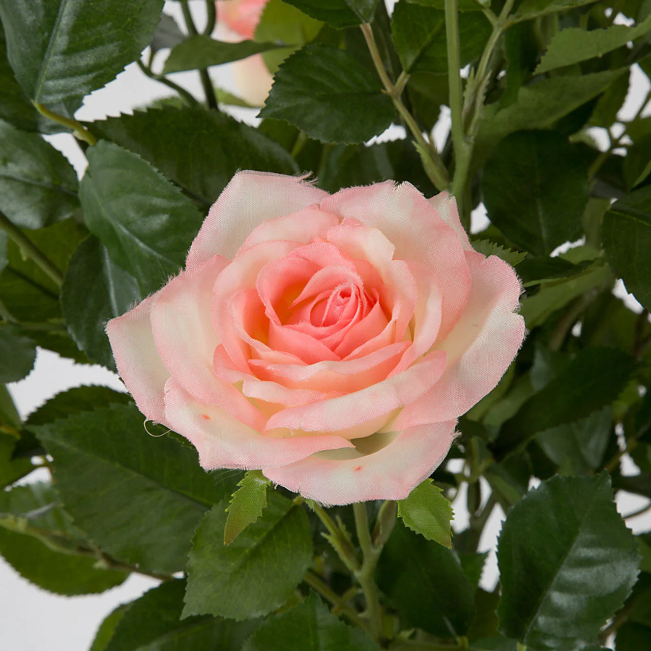 26" Rose Silk Flower Bush -Pink (Pack of 4) - Image 2