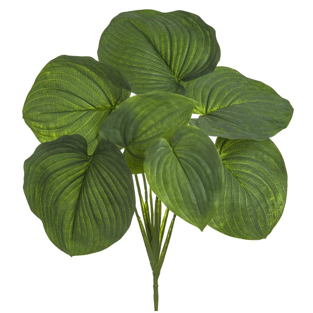 26" Silk Hosta Plant -Green (Pack of 6)