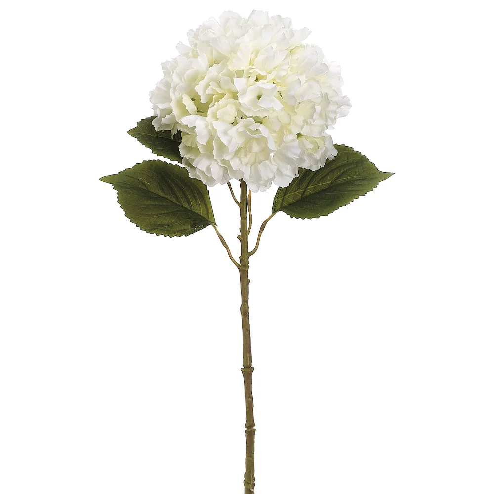 26" Silk Hydrangea Flower Spray -Ivory (Pack of 12)