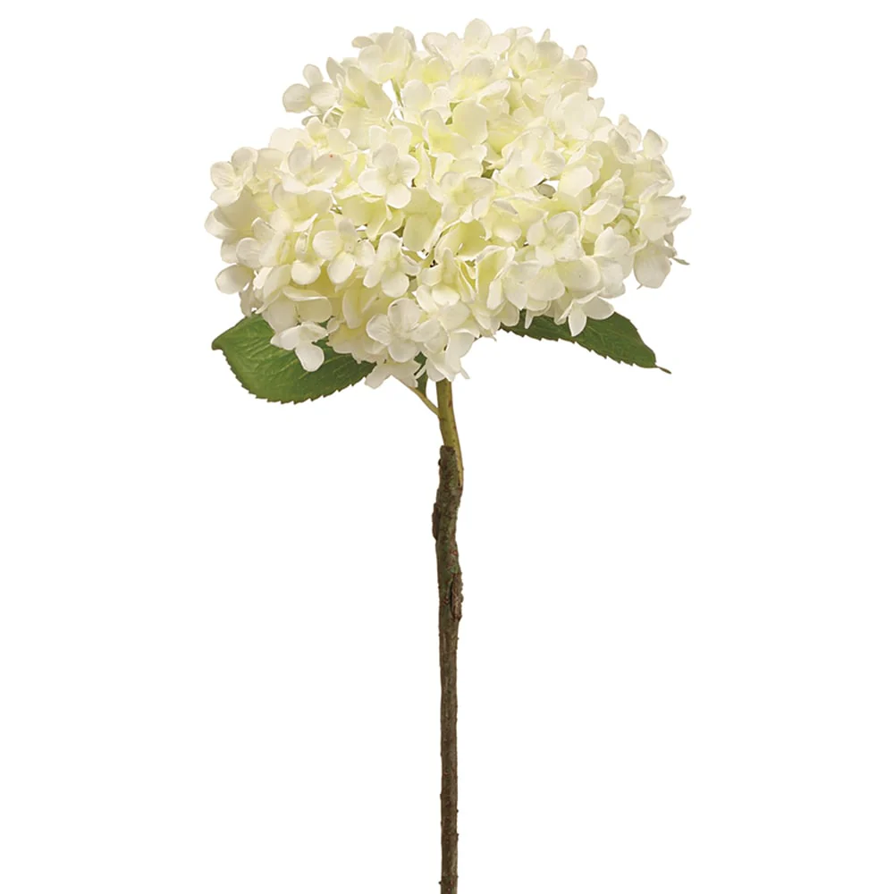 26" Silk Hydrangea Flower Spray -White (Pack of 12)