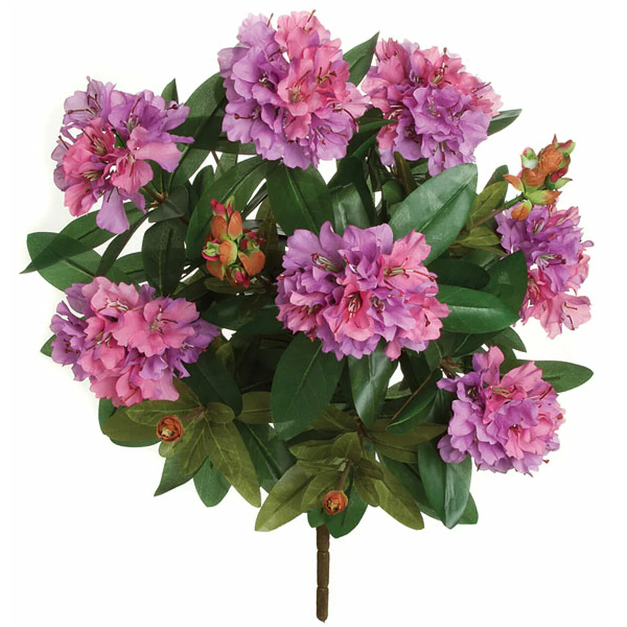 26" Silk Rhododendron Flower Bush -Lavender (Pack of 4)