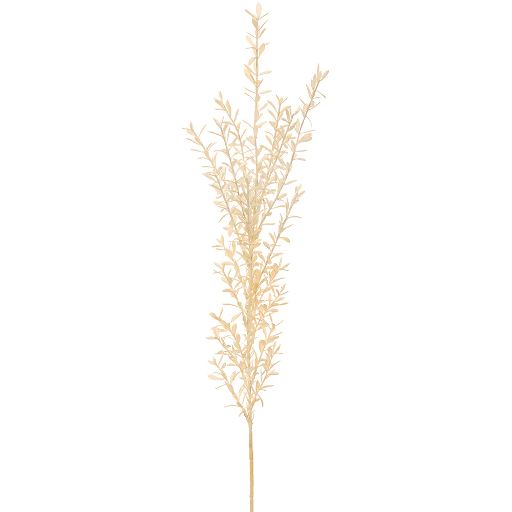 27.5" Artificial Willow Leaf Stem -Cream (Pack of 12)