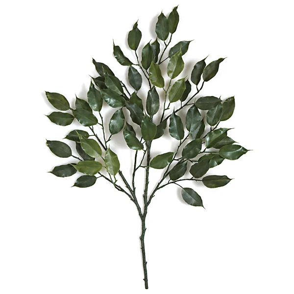 27.5" Outdoor UV-Proof Artificial Ficus Stem -Green (Pack of 12)
