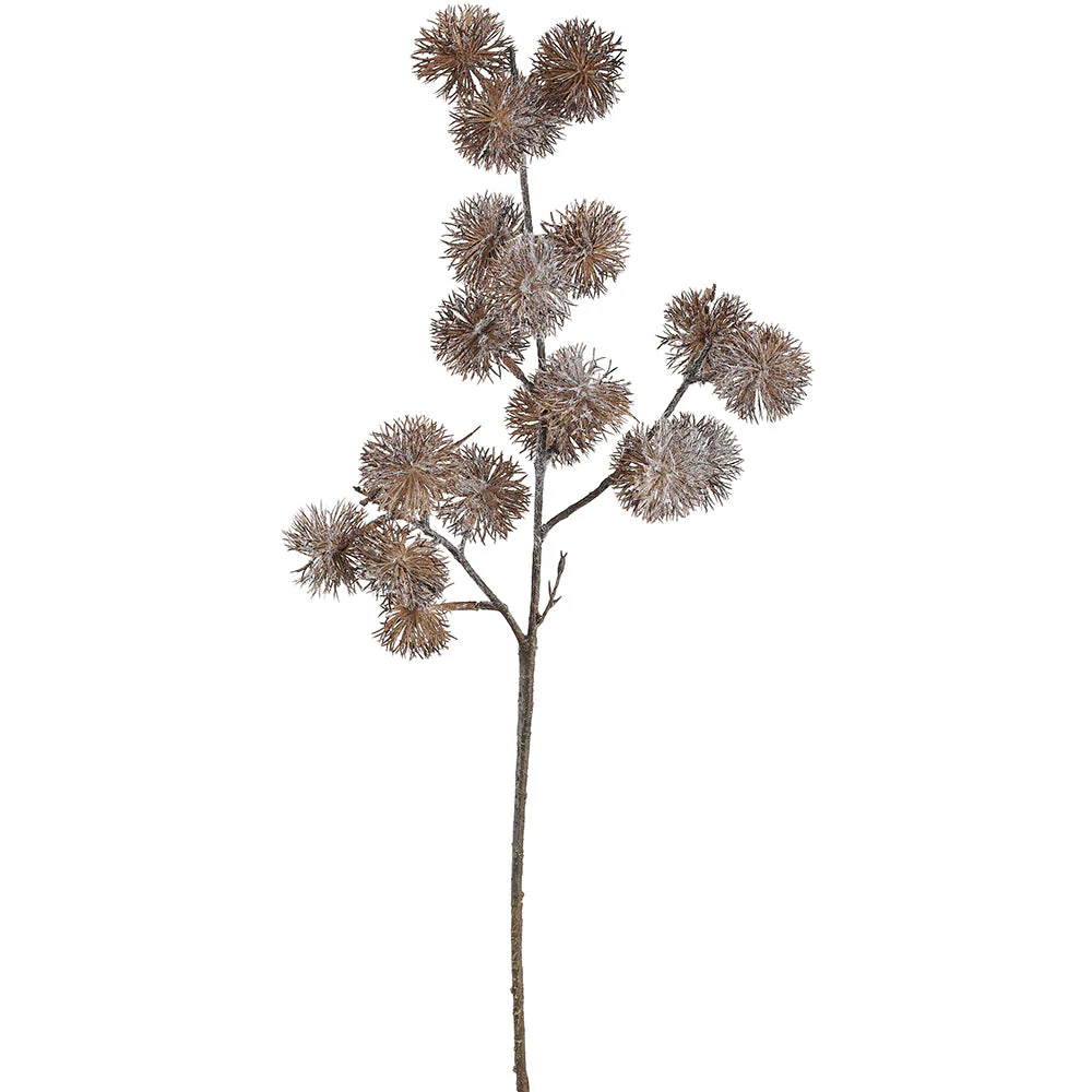 27.5" Thistle Artificial Flower Stem -Brown (Pack of 12)