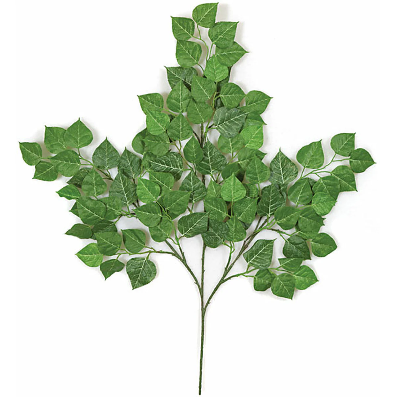 27" Artificial Cottonwood Branch Stem -Green (Pack of 12)