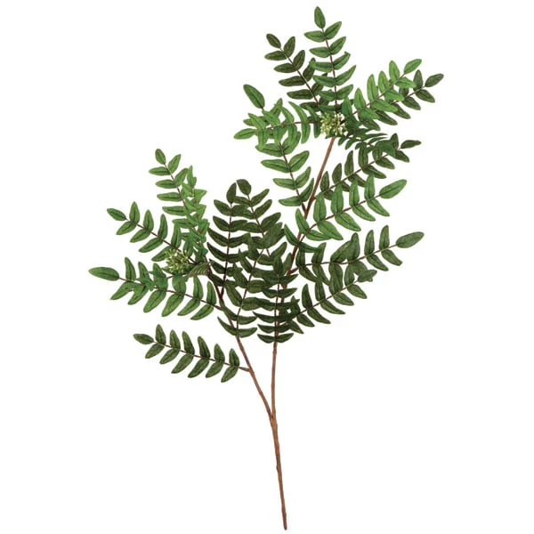 27" IFR Artificial Acacia Leaf Branch Stem -Green (Pack of 12)