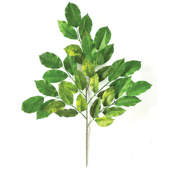 27" IFR Artificial Chinese Banyan Branch Stem -2 Tone Green (Pack of 24)