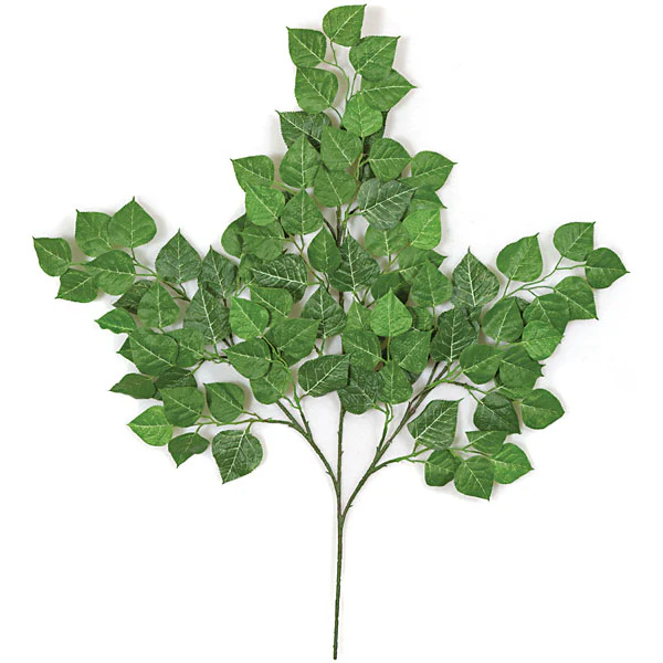 27" IFR Artificial Cottonwood Branch Stem -Green (Pack of 12)