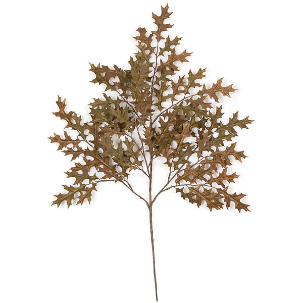 27" IFR Artificial Small Pin Oak Branch Stem -Brown (Pack of 24)