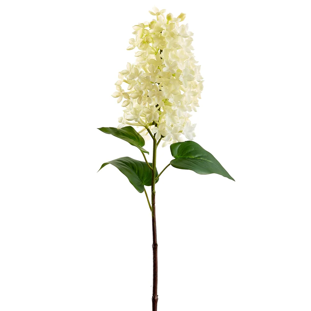 27" Real Touch Silk Lilac Flower Stem -Cream (Pack of 12)