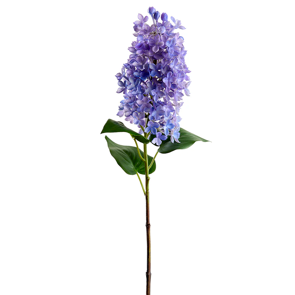 27" Real Touch Silk Lilac Flower Stem -Lavender (Pack of 12)