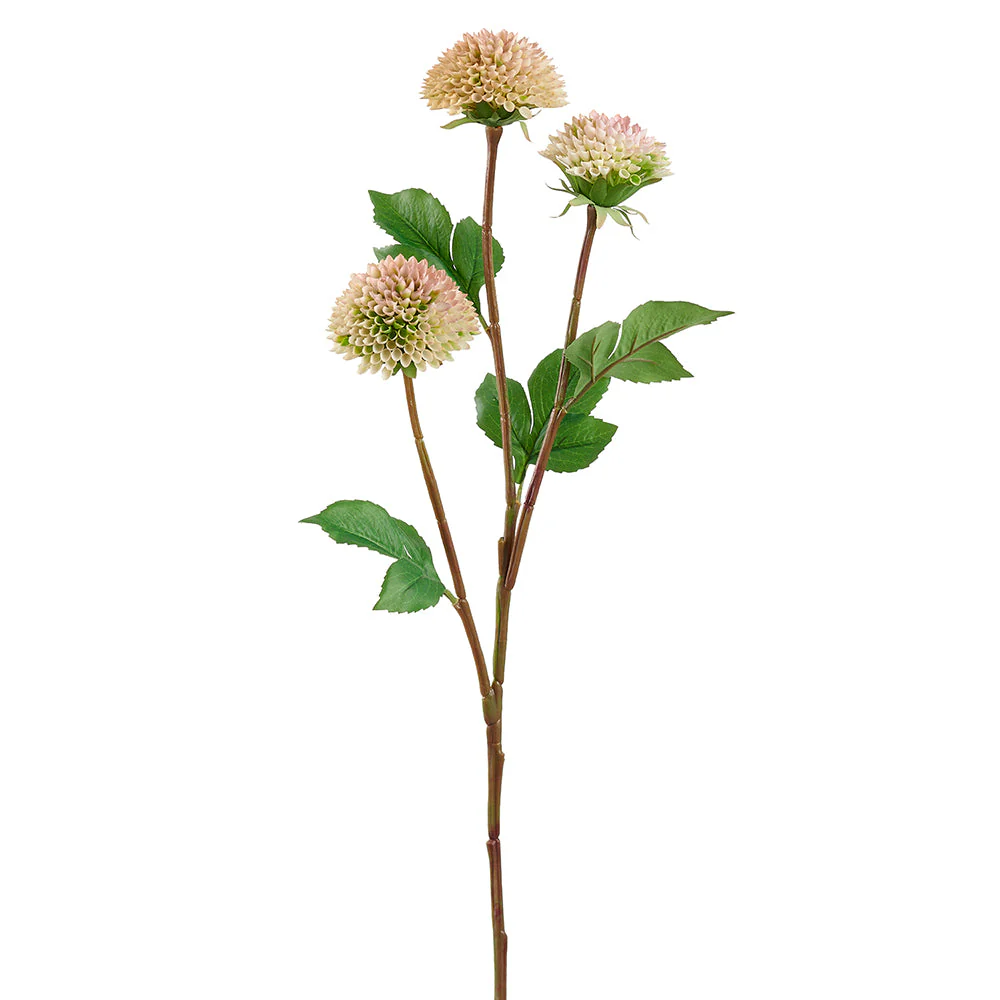 28.5" Dahlia Silk Flower Stem -Soft Pink (Pack of 12)