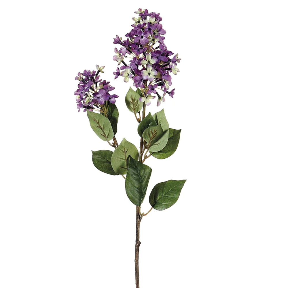 28.5" Silk English Lilac Flower Spray -2 Tone Lavender (Pack of 12)