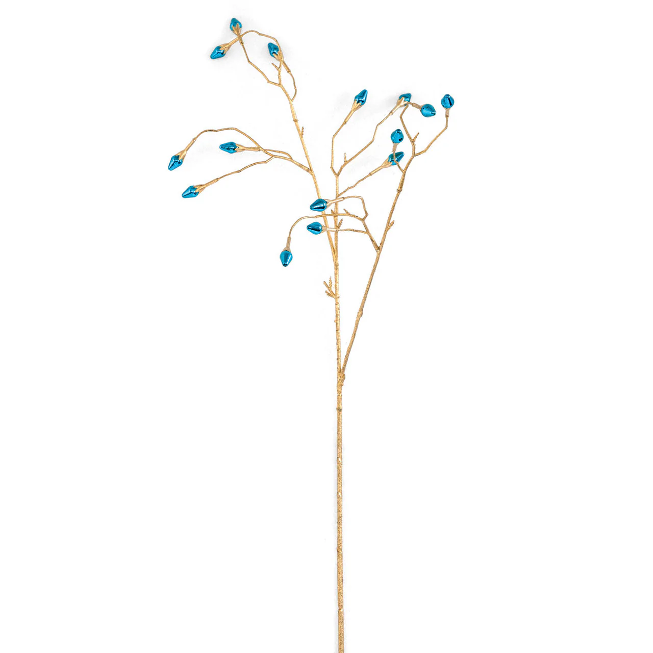28" Artificial Beaded Stem -BLue (Pack of 12)