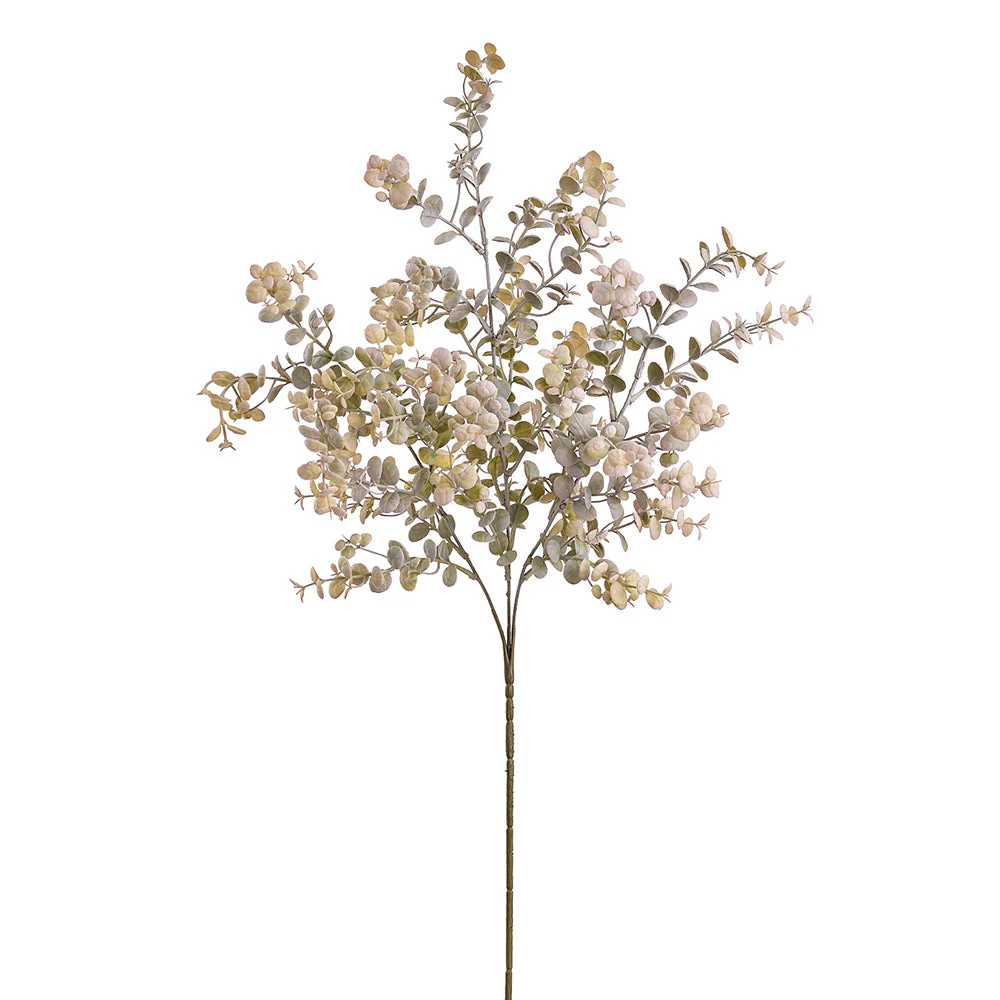 28" Artificial Mini Boxwood Leaf Stem -Beige (Pack of 12)