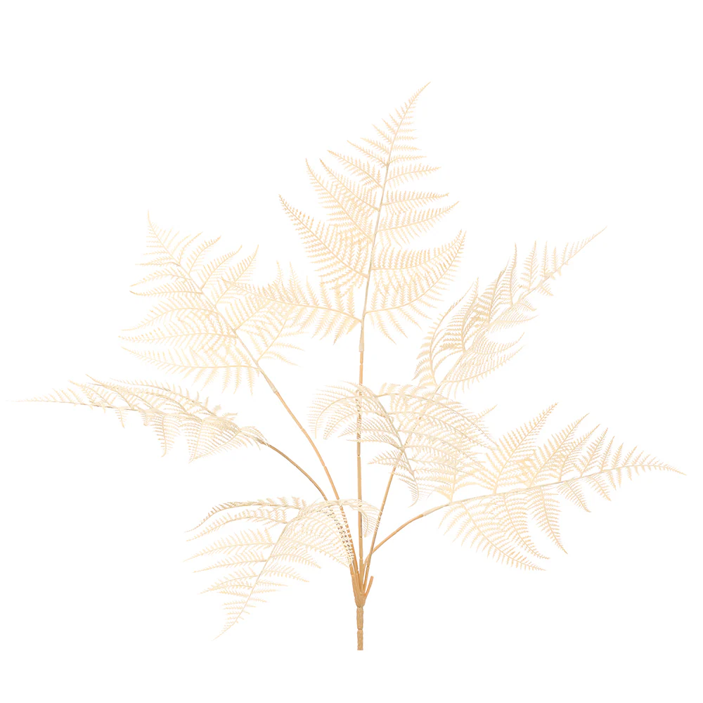 28" Fern Silk Plant -White (Pack of 6)
