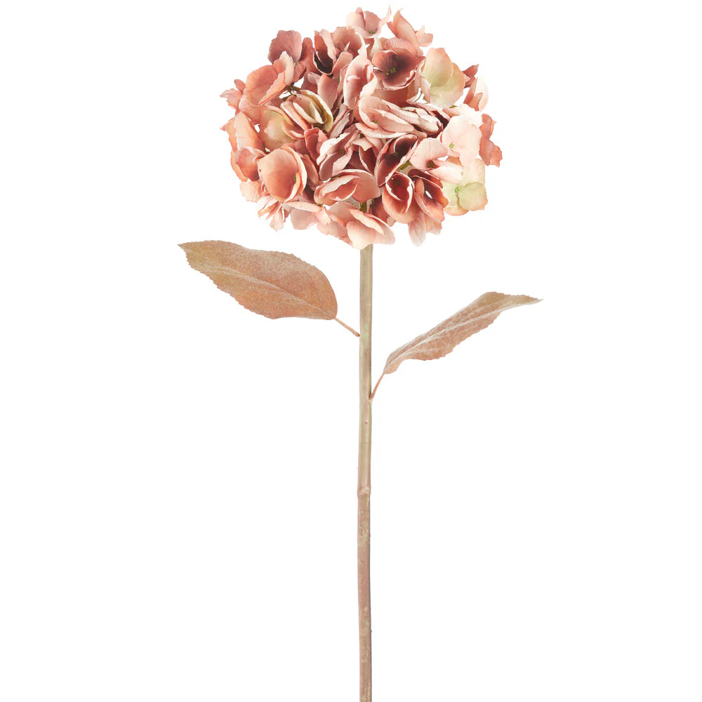 28" Hydrangea Silk Flower Stem -Mauve (Pack of 12)