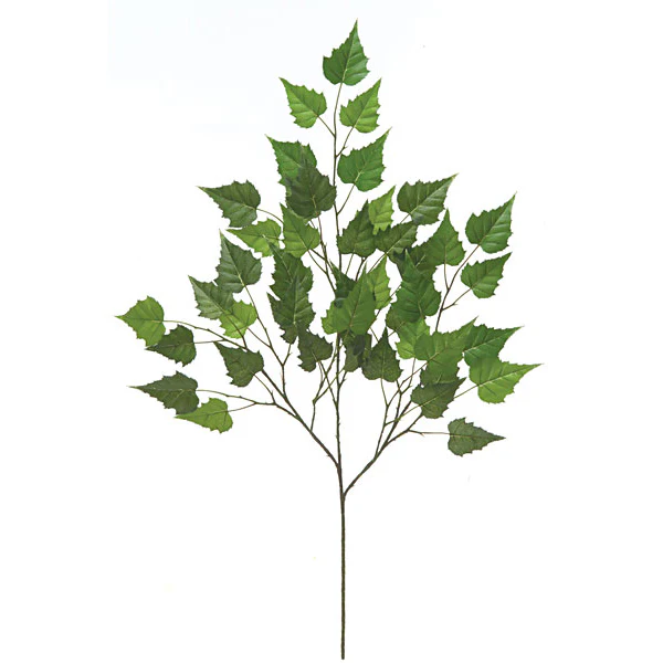 28" IFR Artificial Birch Branch Stem -Green (Pack of 24)
