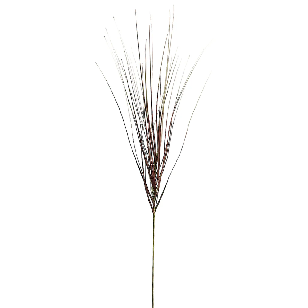 28" Silk Onion Grass Stem -Brown/Burgundy (Pack of 12)