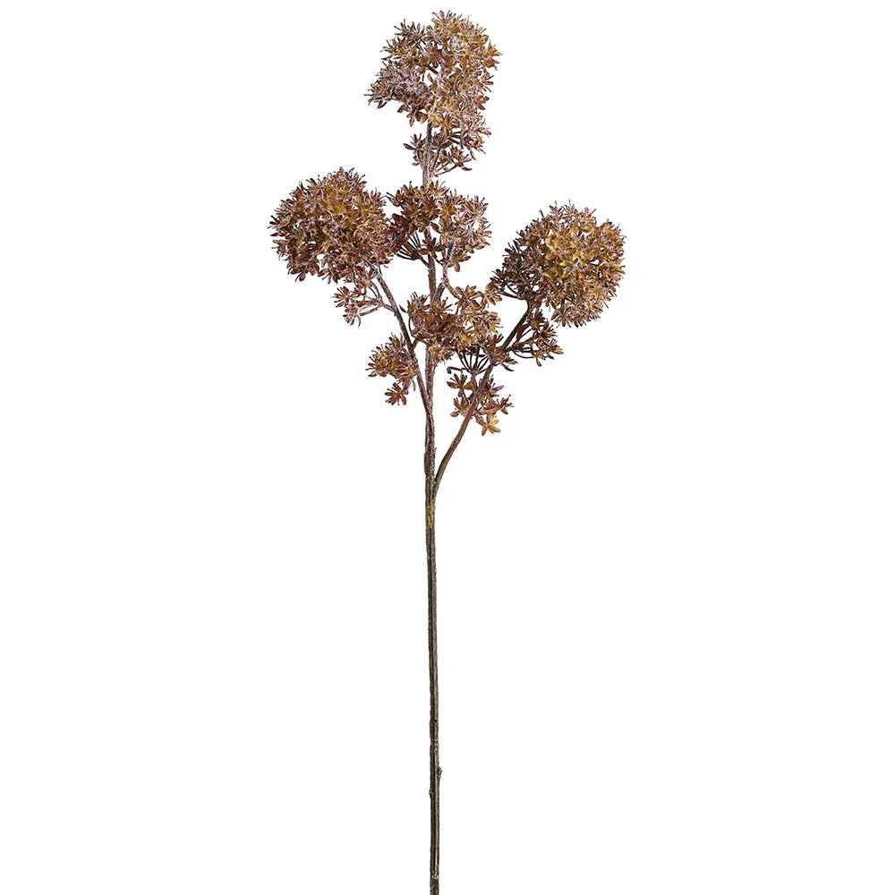 29.5" Artificial Viburnum Flower Stem -Brown (Pack of 12)