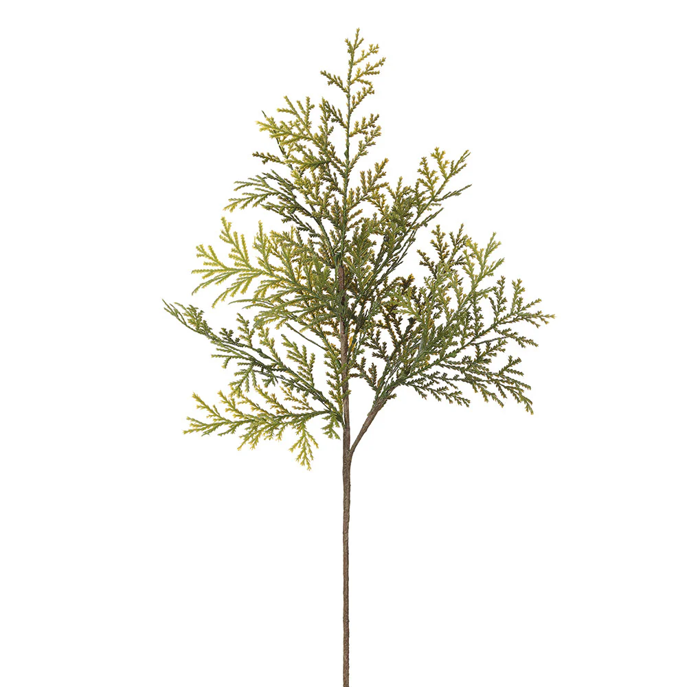 29" Artificial Cedar Stem -Green (Pack of 12)