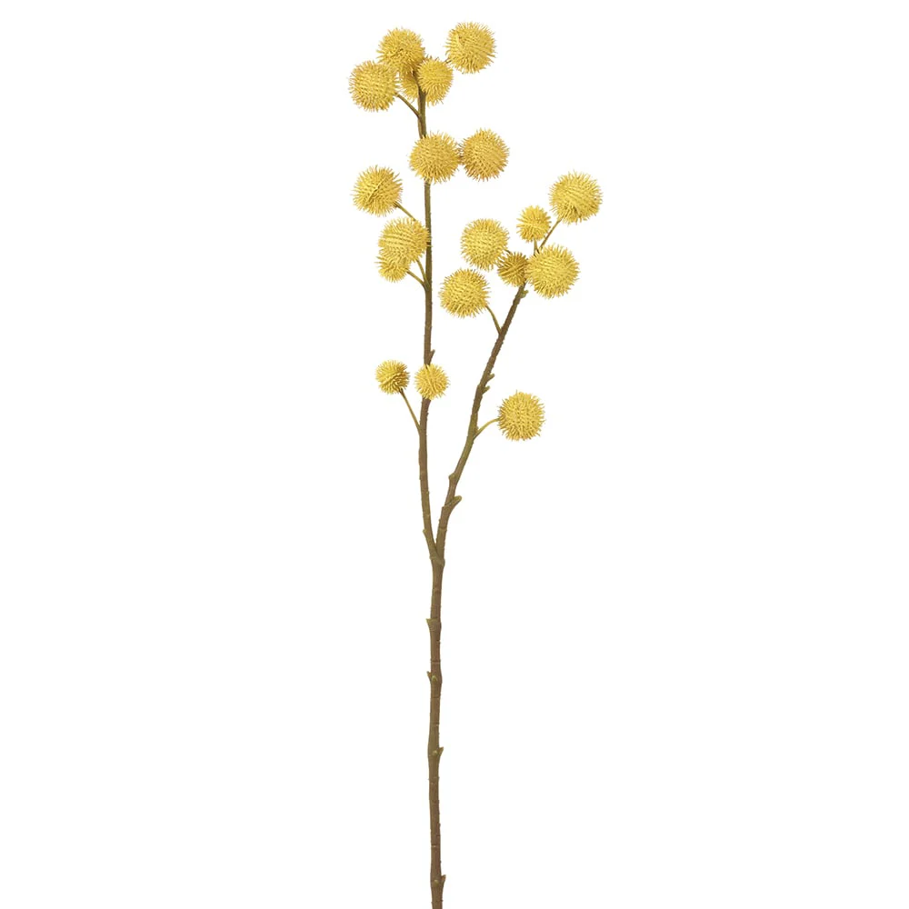 29" Artificial Chestnut Stem -Yellow (Pack of 12)