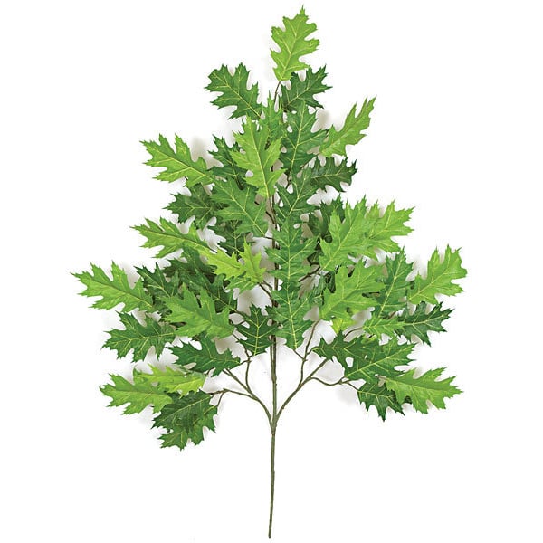 29" Artificial Pin Oak Branch Stem -2 Tone Green (Pack of 12)