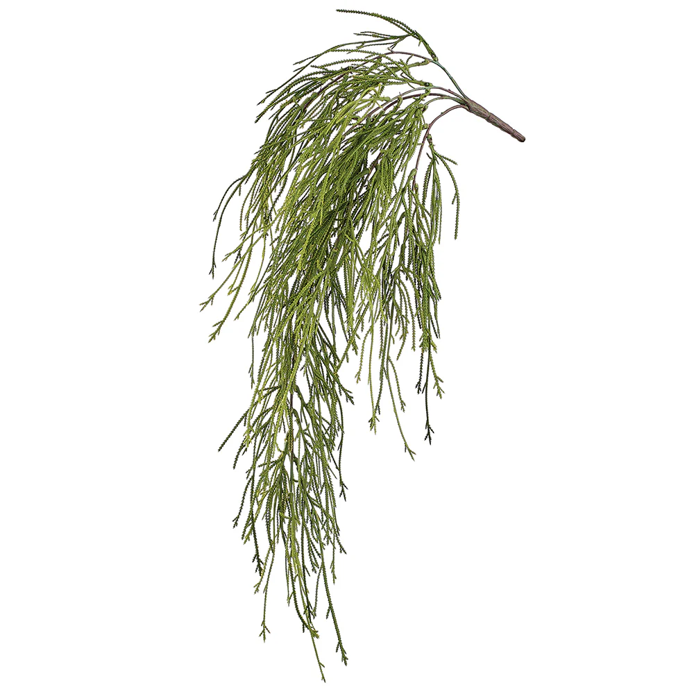 29" Hanging Artificial Club Moss Fern Plant -Green (Pack of 12)