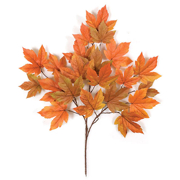 29" IFR Artificial Sycamore Branch Stem -Orange (Pack of 12)