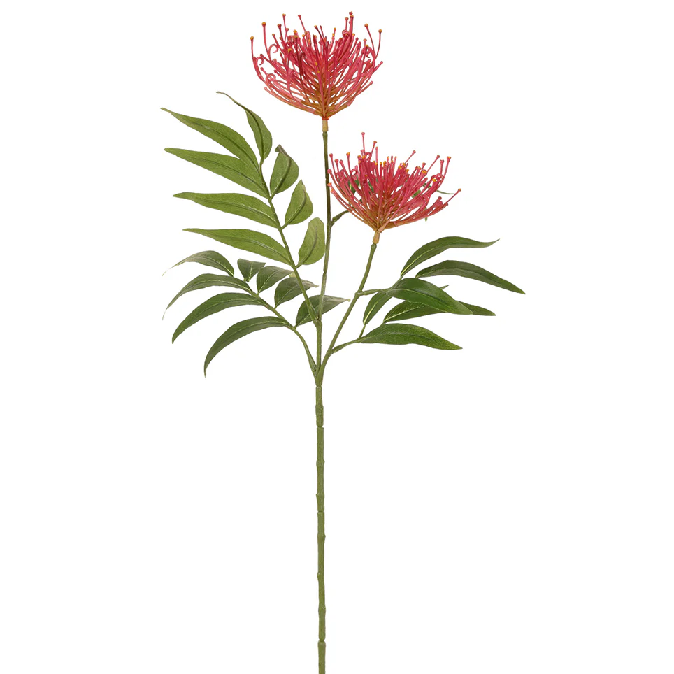 29" Protea Artificial Flower Stem -Fuchsia (Pack of 12)