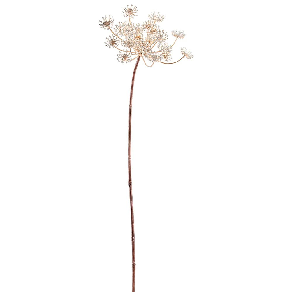 29" Queen Anne's Lace Artificial Flower Stem -Cream (Pack of 12)