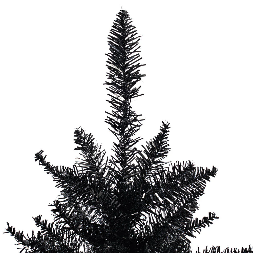 2'Hx20"W Fir Artificial Christmas Tree, Unlit -Black - Image 3